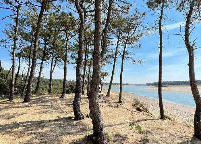 Manoir, Avec Terrasse, Proche Mer, Vue Golf Et Lac, 5 Pers, Acces Gratuit Piscines דירה Talmont-Saint-Hilaire